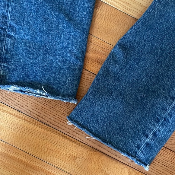 Agolde Riley Crop in Silence - Picture 6 of 10